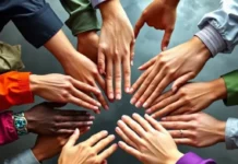 Human Solidarity Day: A Celebration of Unity and Compassion diverse hands reaching out to one another, symbolizing unity, compassion, and global solidarity