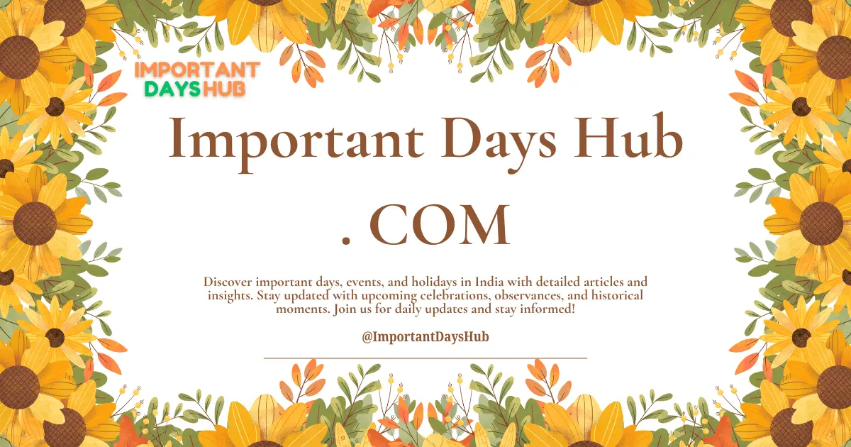 International Days Important Days Hub International days important days hub