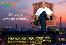 Dhirubhai Ambani Birthday: Celebrating the Entrepreneur Who Transformed Indian Business portrait of Dhirubhai Ambani the visionary entrepreneur behind Reliance Industries with a backdrop of Reliance’s key sectors such as petrochemicals telecom and retail