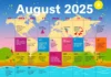 Things Happening in August 2025: Key Events, Festivals, and Observances Calendar highlighting key events and celebrations in August 2025