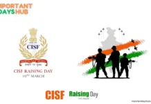 CISF Raising Day 2025 (March 10th) CISF Raising Day Celebrating the Guardians of India’s Security