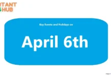 Celebrating April 6th: Key Observances and Meaningful Events Celebrating April 6th Key Observances and Meaningful Events