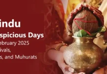 Hindu Auspicious Days in February 2025: Festivals, Vrats, and Muhurats Hindu Auspicious Days in February 2025 Festivals, Vrats, and Muhurats