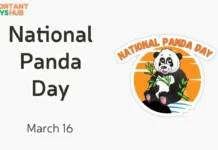 National Panda Day (March 16th) National Panda Day march 16