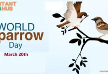 World Sparrow Day 2025 (March 20th) World Sparrow Day Raising Awareness for the Declining Sparrow Population