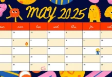 All Celebrations for May 2025: Key Dates and Events All Celebrations for May 2025 Key Dates and Events May 2025 Monthly Calendar