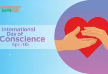 International Day of Conscience April 5, the International Day of Conscience