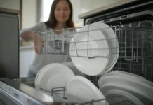 National Dishwasher Day: Celebrating the Unsung Hero of the Kitchen Close-up of a woman unloading a dishwasher on National Dishwasher Day
