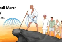 Dandi March Day: Remembering a Pivotal Moment in India’s Struggle for Independence Mahatma Gandhi leading the Dandi March in 1930
