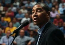 National Be Heard Day National Be Heard Day - A person speaking into a microphone with an audience listening attentively