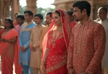 Hindu Auspicious Days in May 2025: Key Dates for Festivals, Weddings, and Celebrations a traditional Hindu wedding or a temple setting with devotees performing a ritual