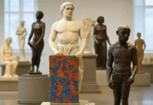 International Sculpture Day – April 26, 2025 A collage of sculptures from different cultures and eras, celebrating International Sculpture Day