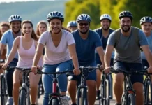 World Bicycle Day : Pedaling Toward a Sustainable Future Diverse group of cyclists participating in a World Bicycle Day event