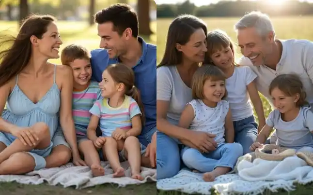 Family enjoying a picnic together, symbolizing quality time on Global Day of Parents. Family enjoying a picnic together, symbolizing quality time on Global Day of Parents.